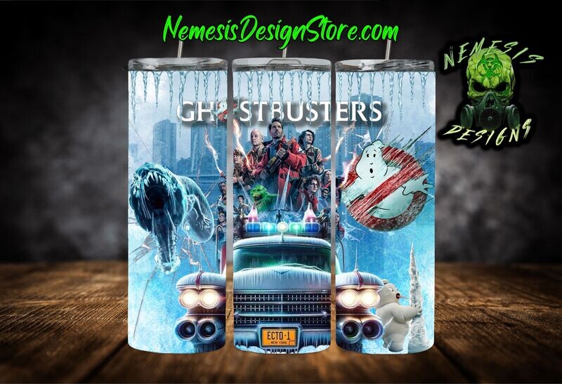 Ghostbusters Frozen 20oz sublimation Tumbler Wrap