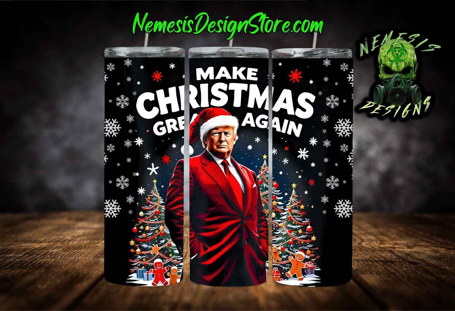 Make Christmas Great Again 20oz Sublimation Tumbler Wrap