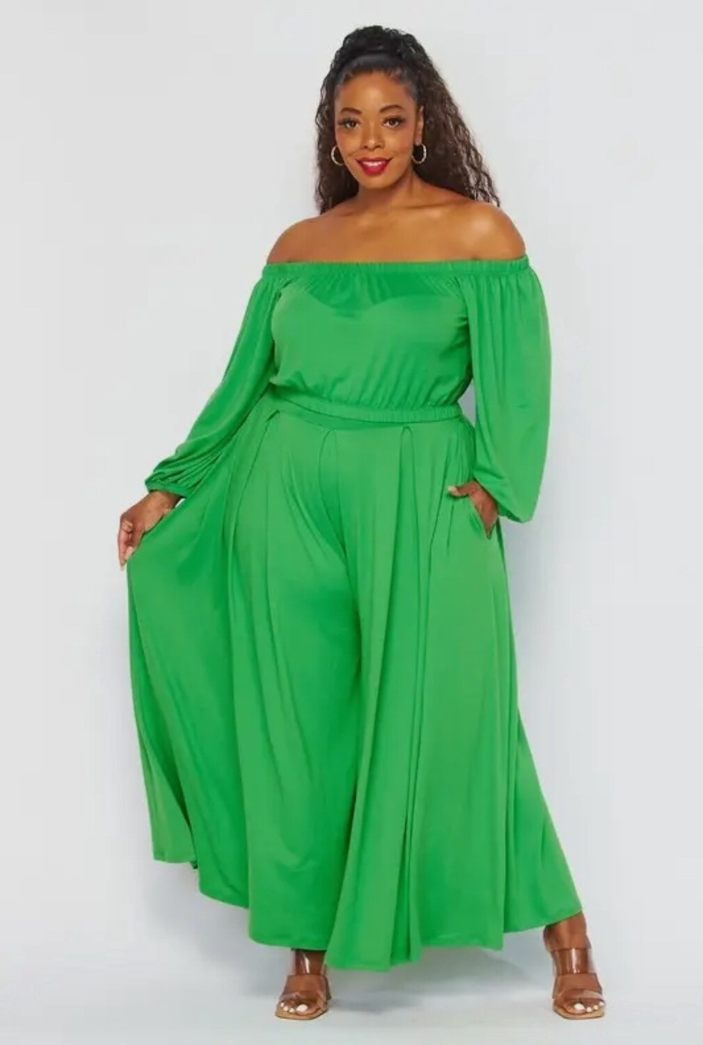 High Waisted Pant Set