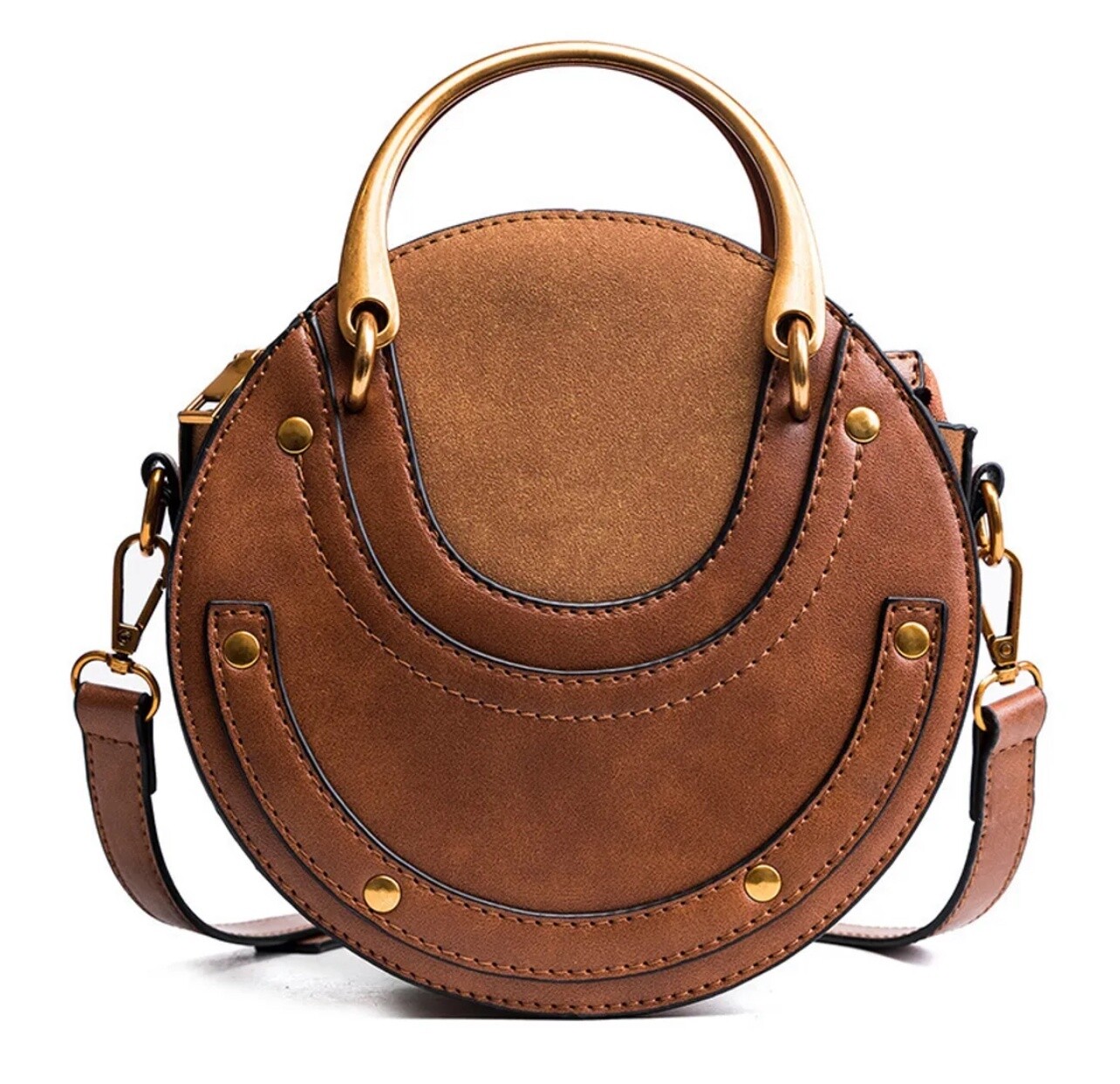 Vintage Style Round Bag