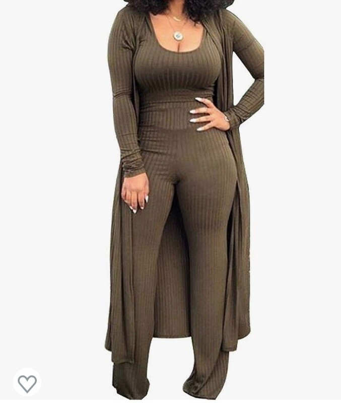 Green 3 piece Loungewear