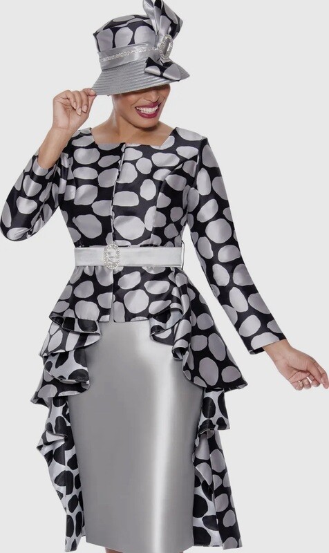 Two Piece Printed Suit
