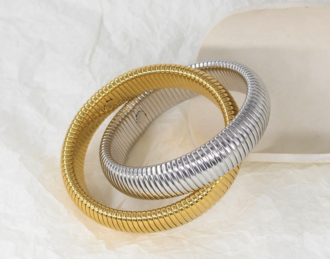 Gold and Silver Bracelet