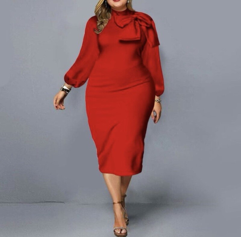 Red Elegant Evening Dress
