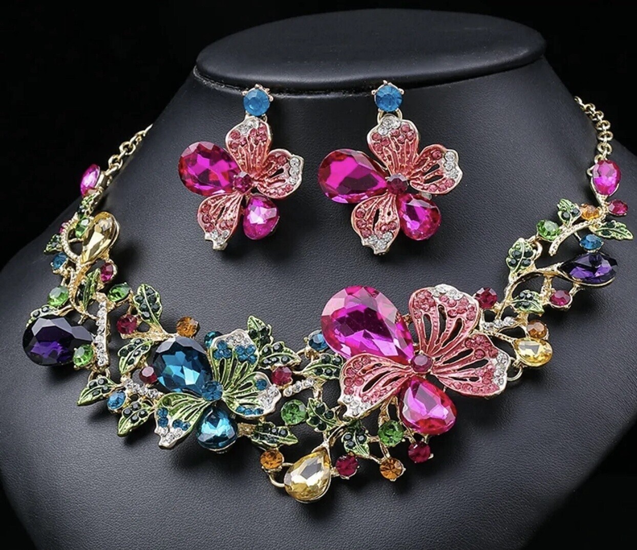 Bridal Flower Necklace