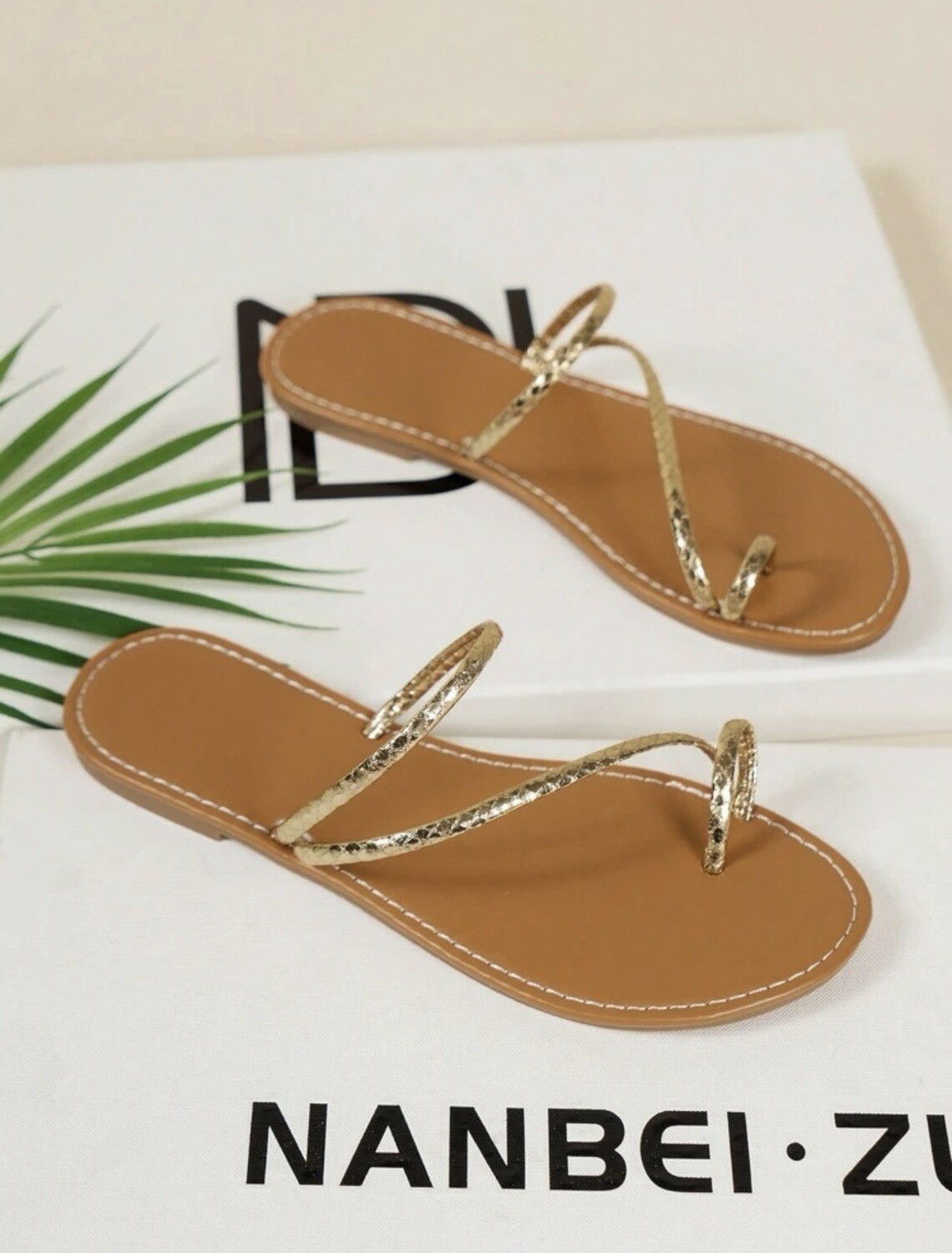 Gold Fashion Sandal