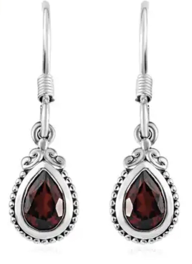 Mozambique Garnet Earrings