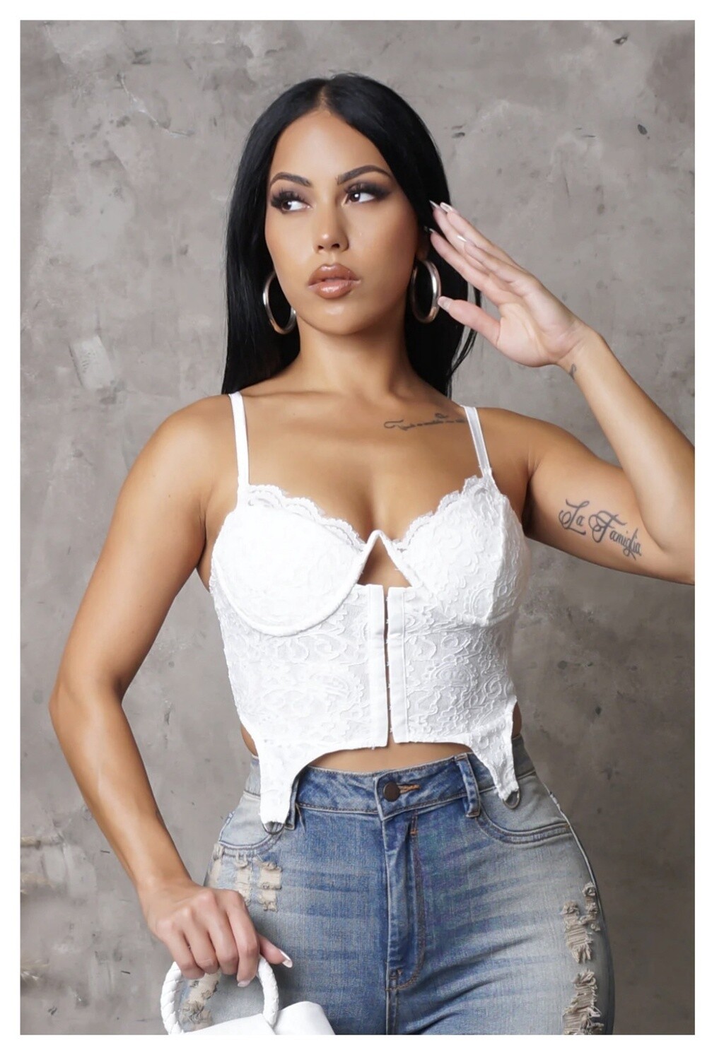 Closure Crop Top