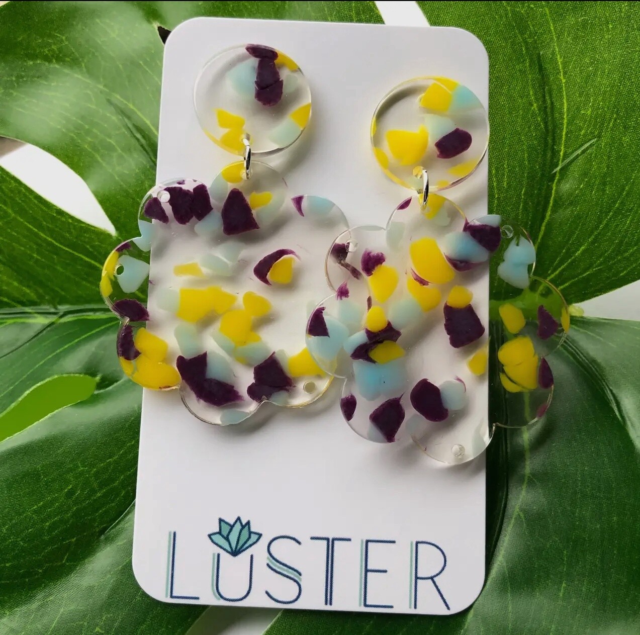 Funky Floral Lightweight Earrings