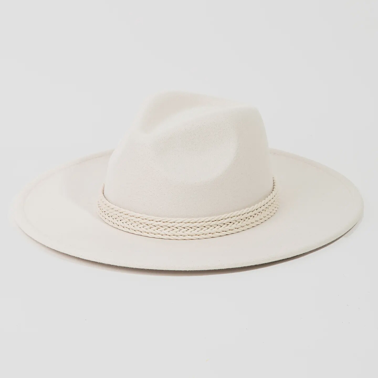 Intricate Braided Band Fedora Hat