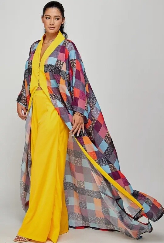 Wide Leg Pant Yellow