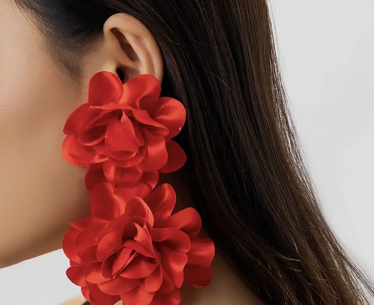 Big Fluffy Flower Earring