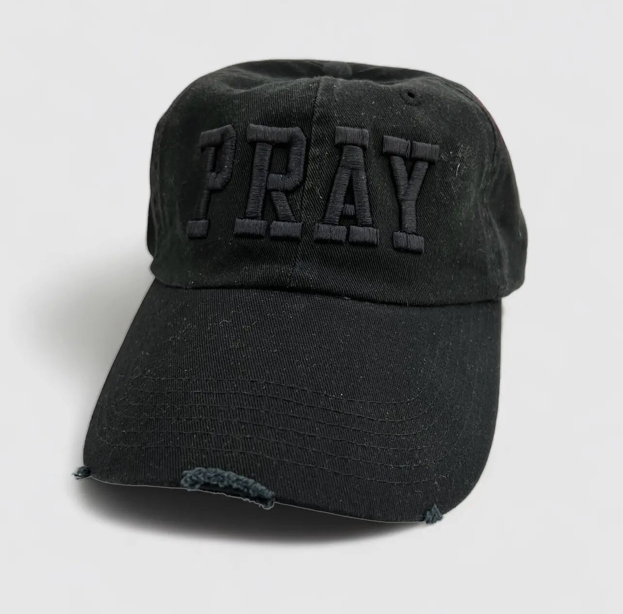 Pray Black Baseball Hat