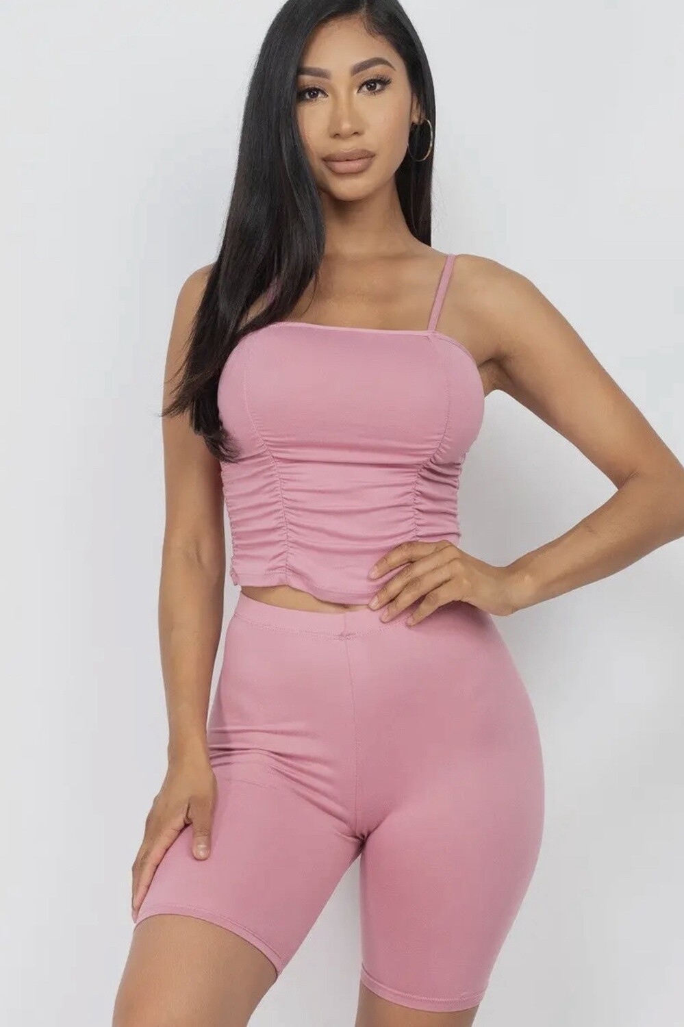 Camisole Top and Biker Shorts