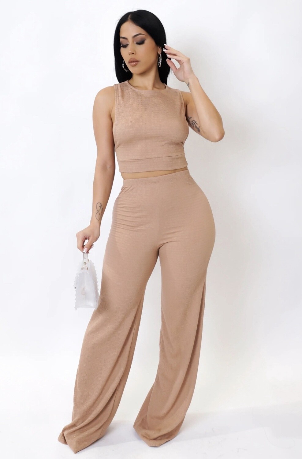 Obsessed Mocha Pant Set