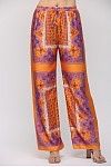 Paisley Handkerchief Wide Leg Pants