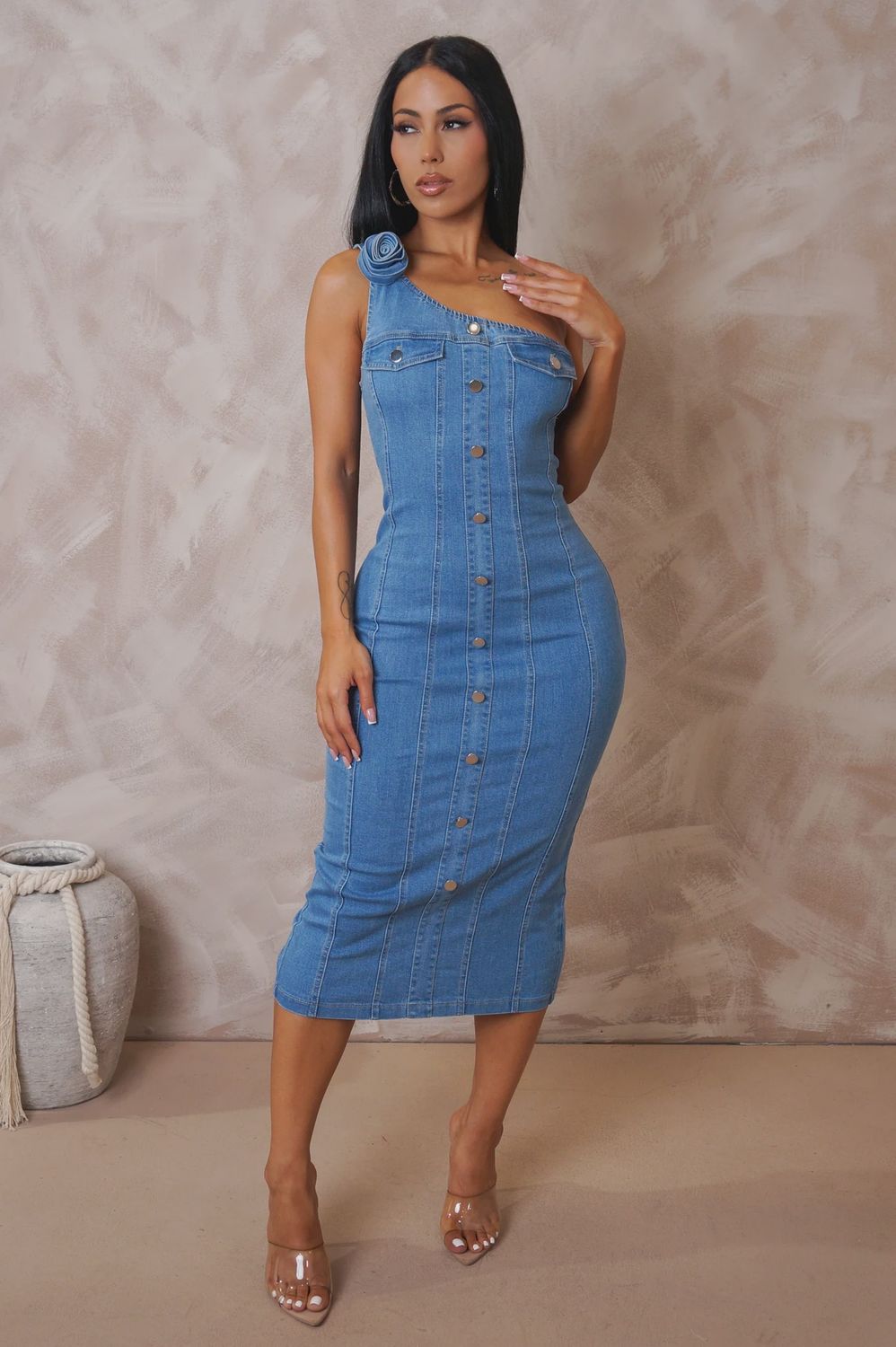 Special Touch Midi Dress