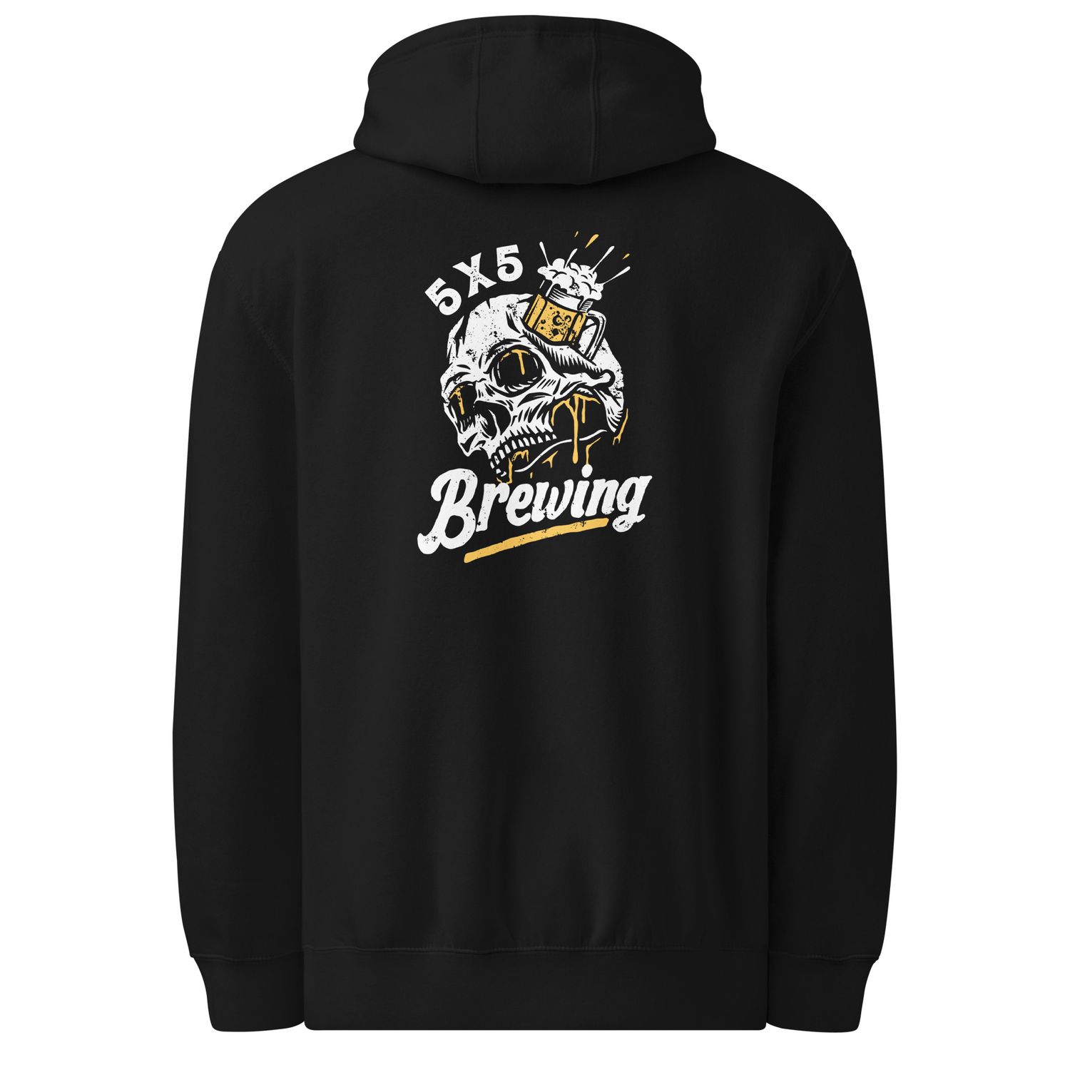 Beer Skull mid-weight hoodie