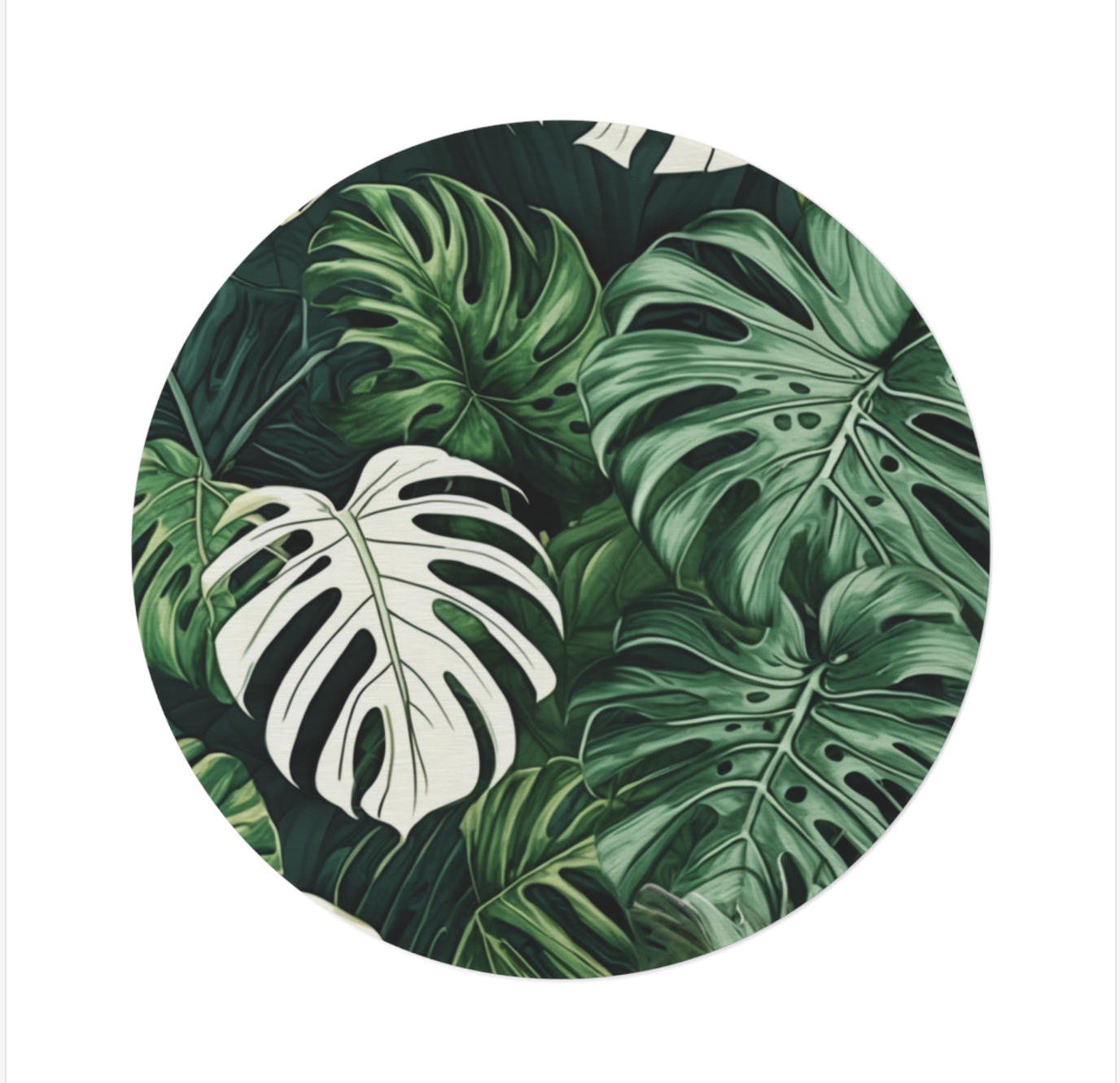 Botanical Bliss - Round Rug
