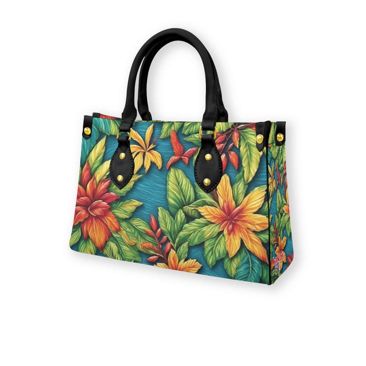 TWOPIKAL - Tote Bag w/Black Handle