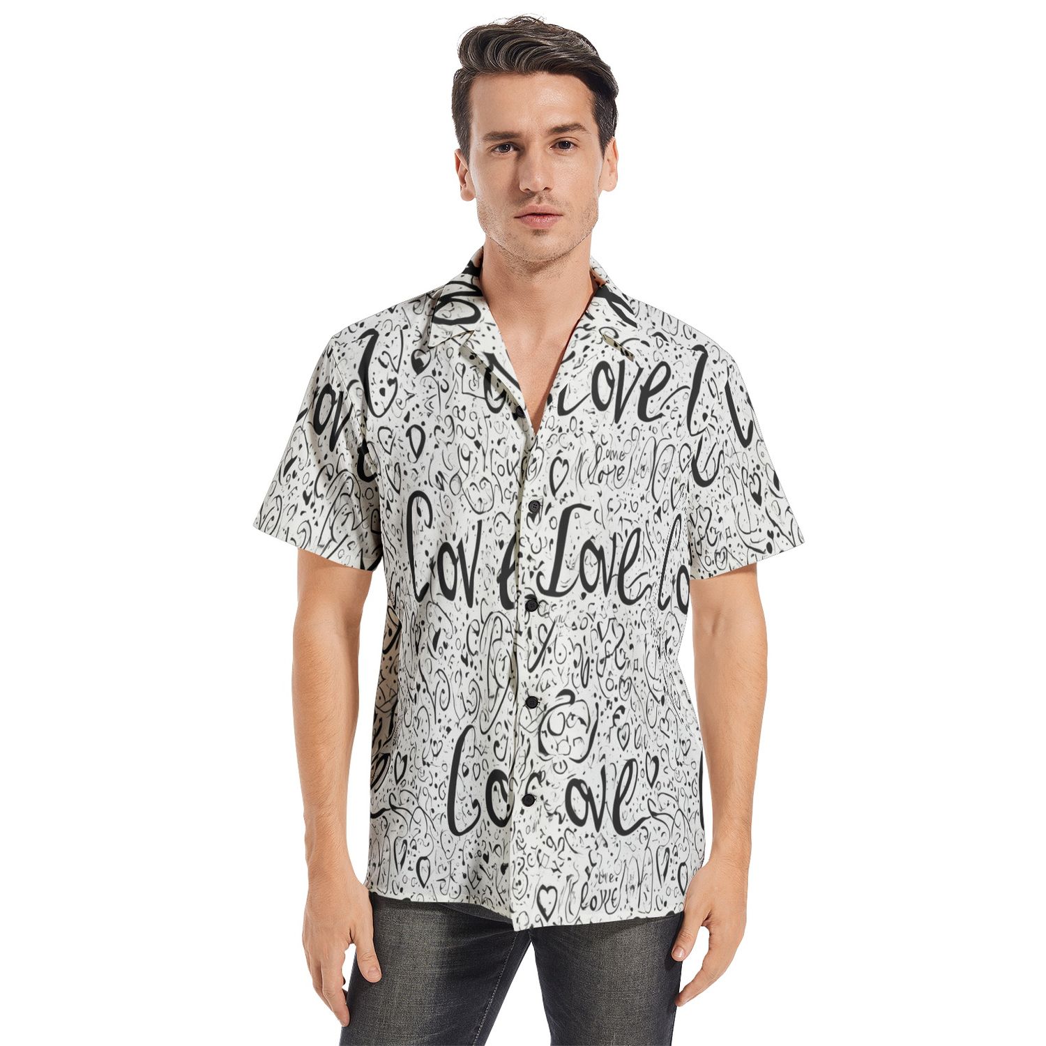 Men&#39;s All-over print Short Sleeve Shirts