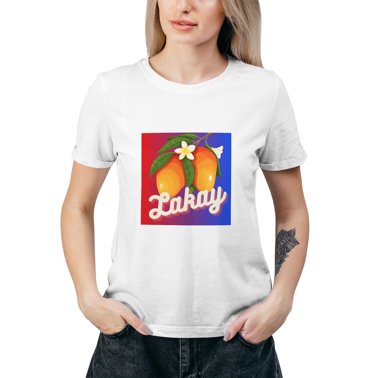 LAKAY - Women&#39;s Pima Cotton Jersey Short Sleeve Tshirt