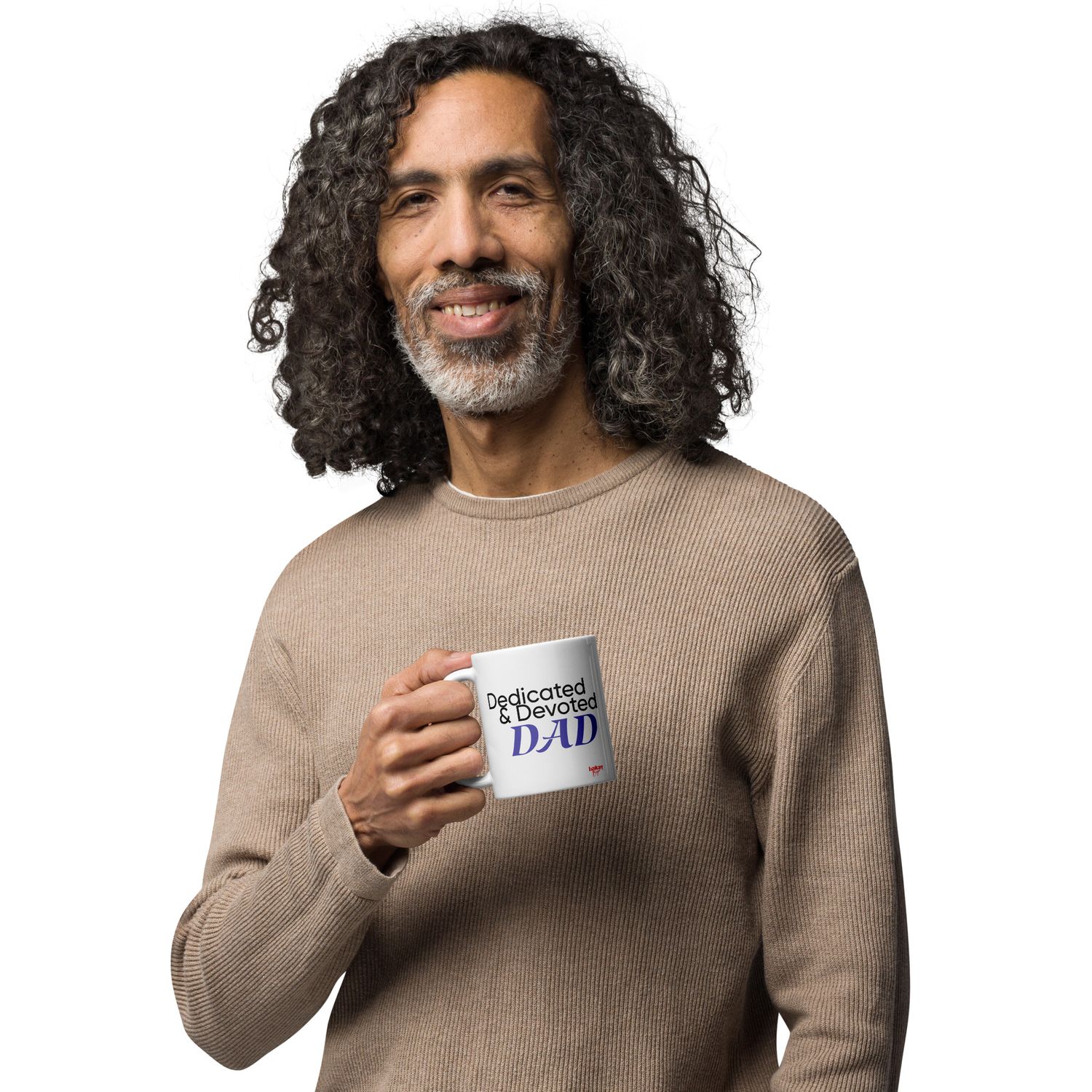 DAD - Dedicated and Devoted White Coffe/Tea Mug Cup