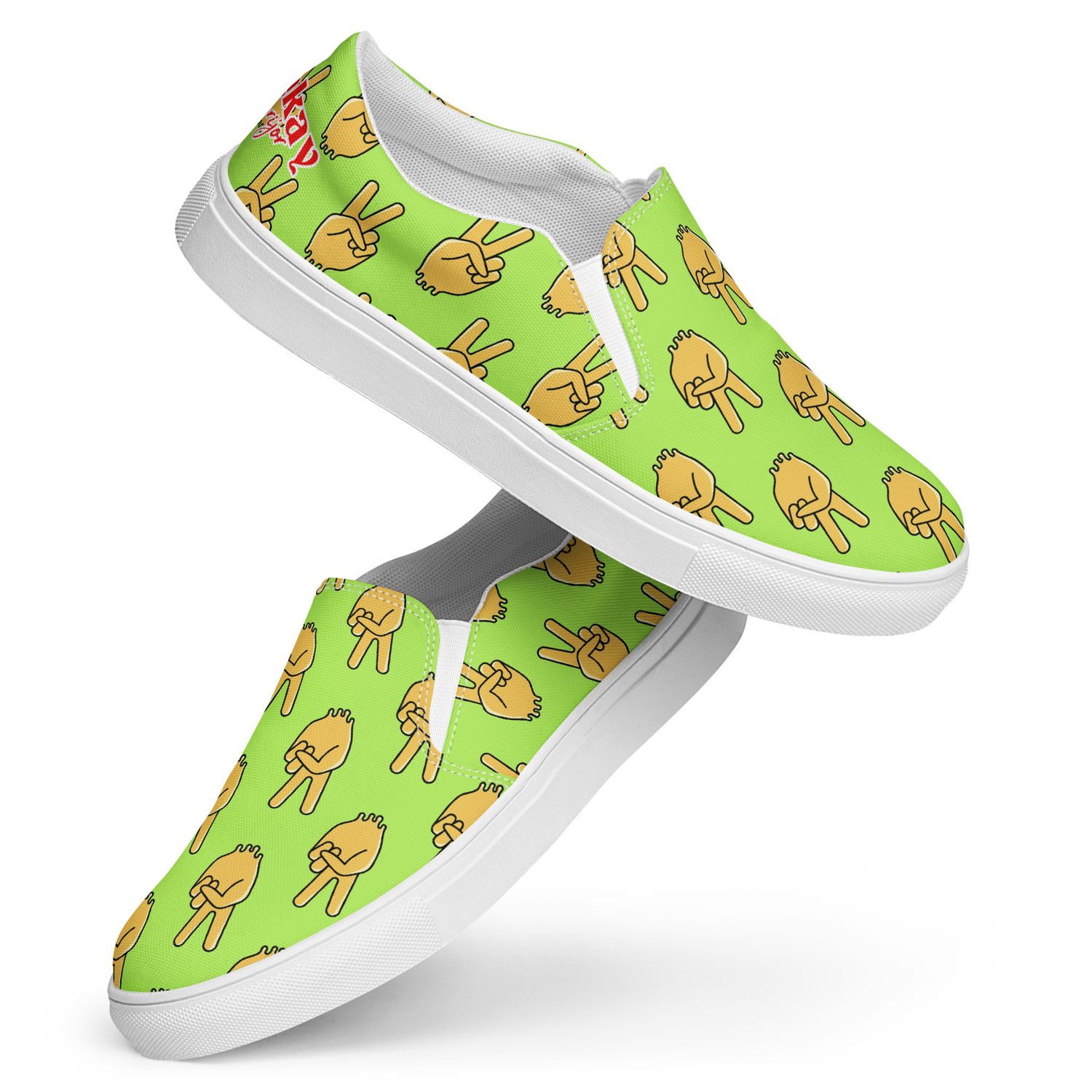 Mind My Business - Women’s slip-on canvas sneakers - comfortable fashionable shoes