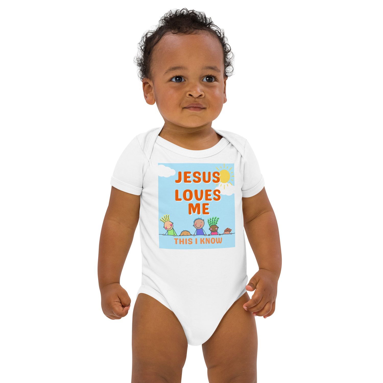 Organic cotton baby bodysuit