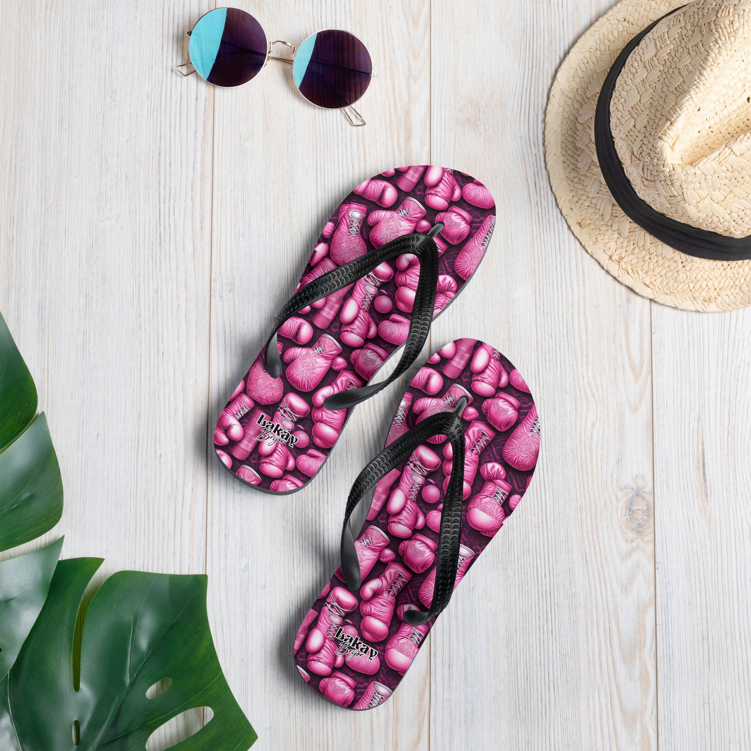 Women&#39;s Breast Cancer Flip-Flops