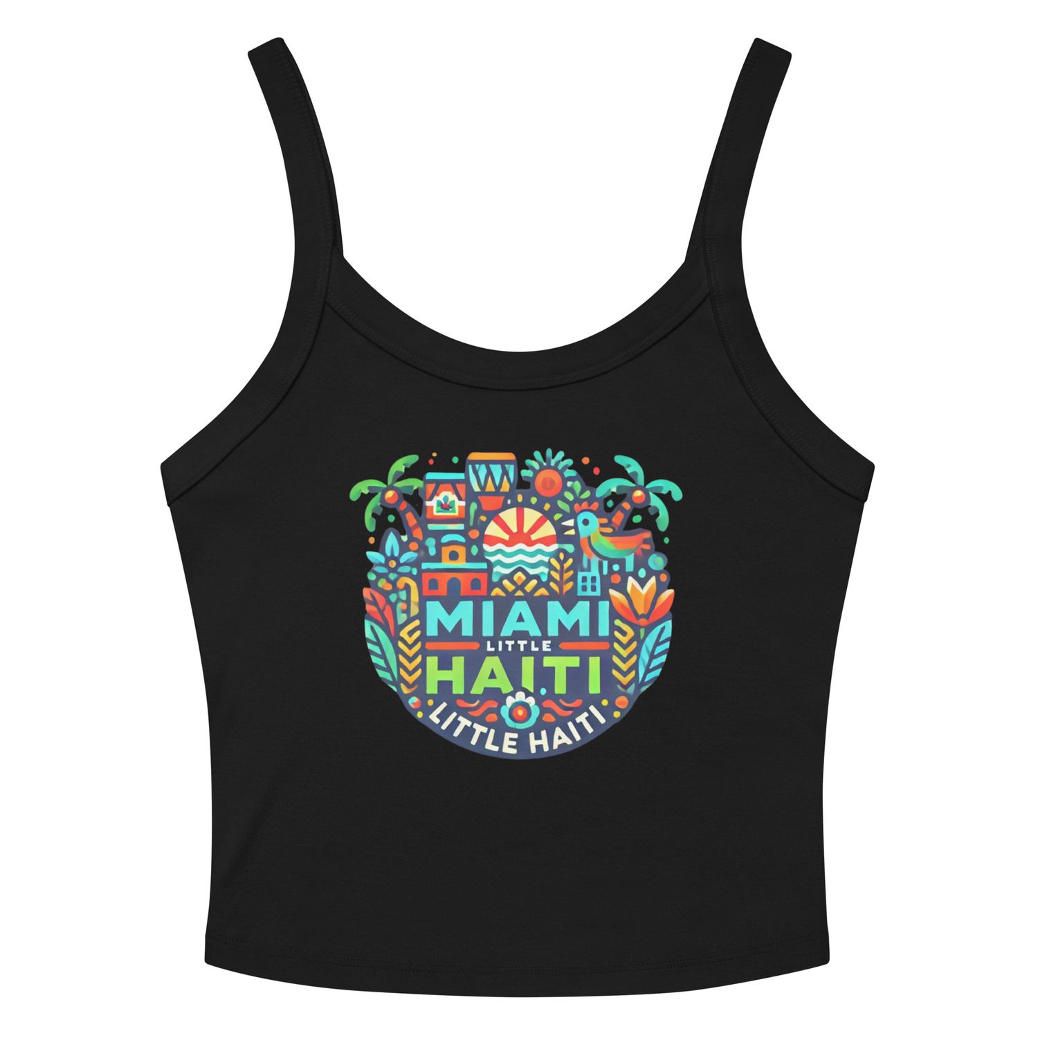 Little Haiti Miami - Women’s micro-rib tank top