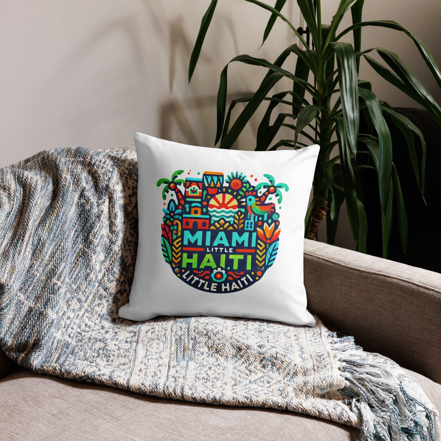 Little Haiti Miami - Premium Pillow