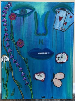 Love, Me Original Canvas 18x24