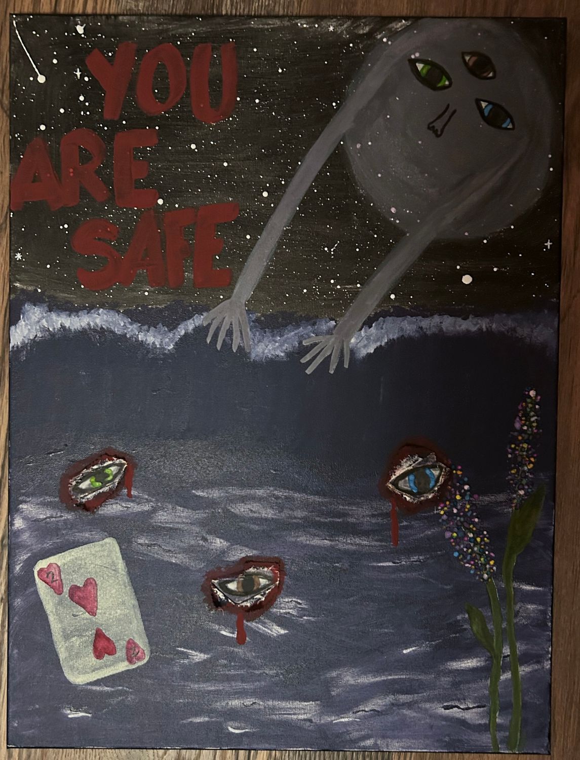 You Are Safe Original Canvas 18x24