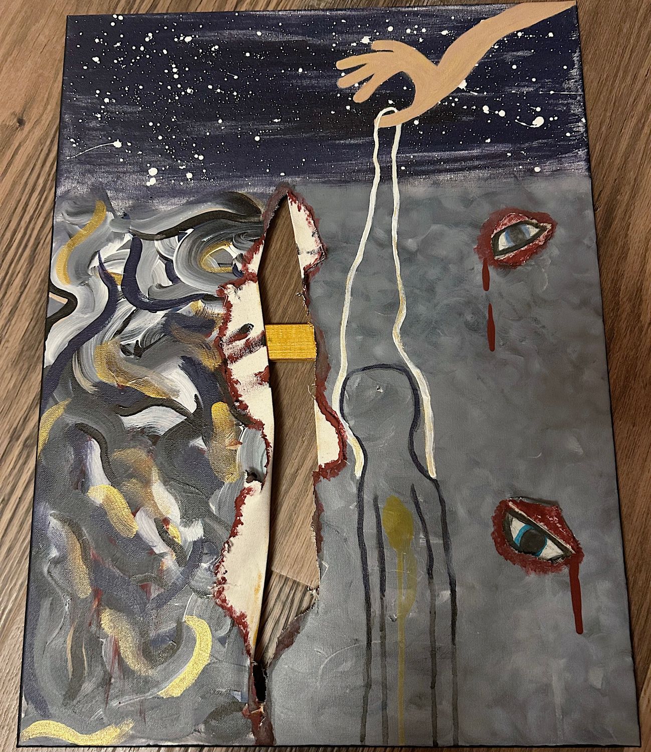 Puppet on a String Original Canvas 18x24