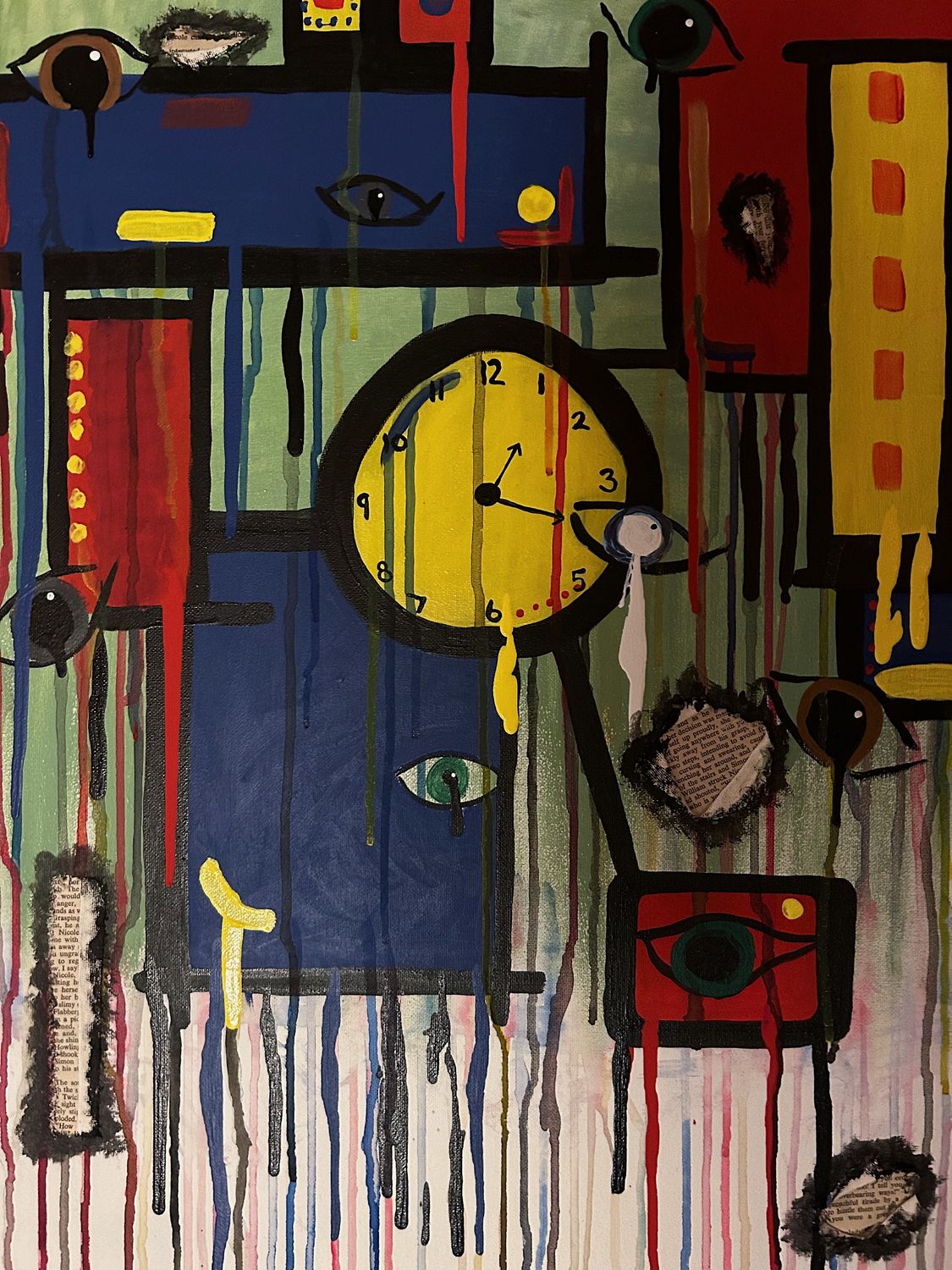 18x24 Original Abstract Canvas