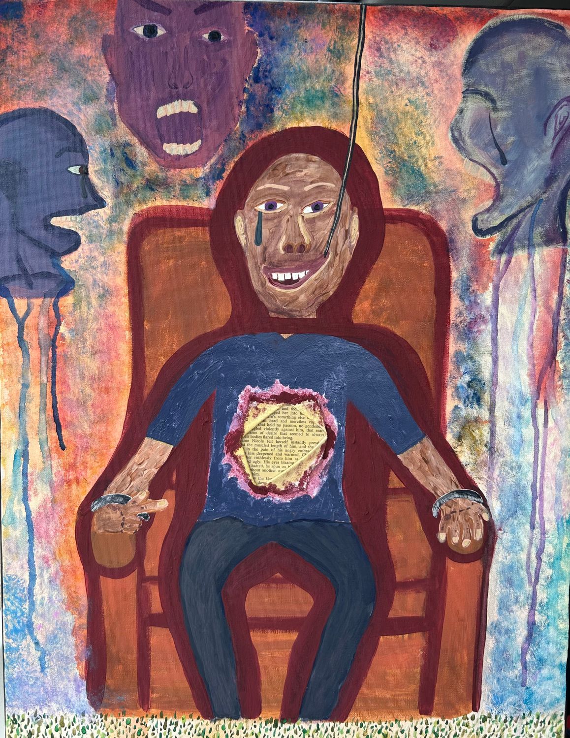 Broken Puppet 18x24 Original Canvas