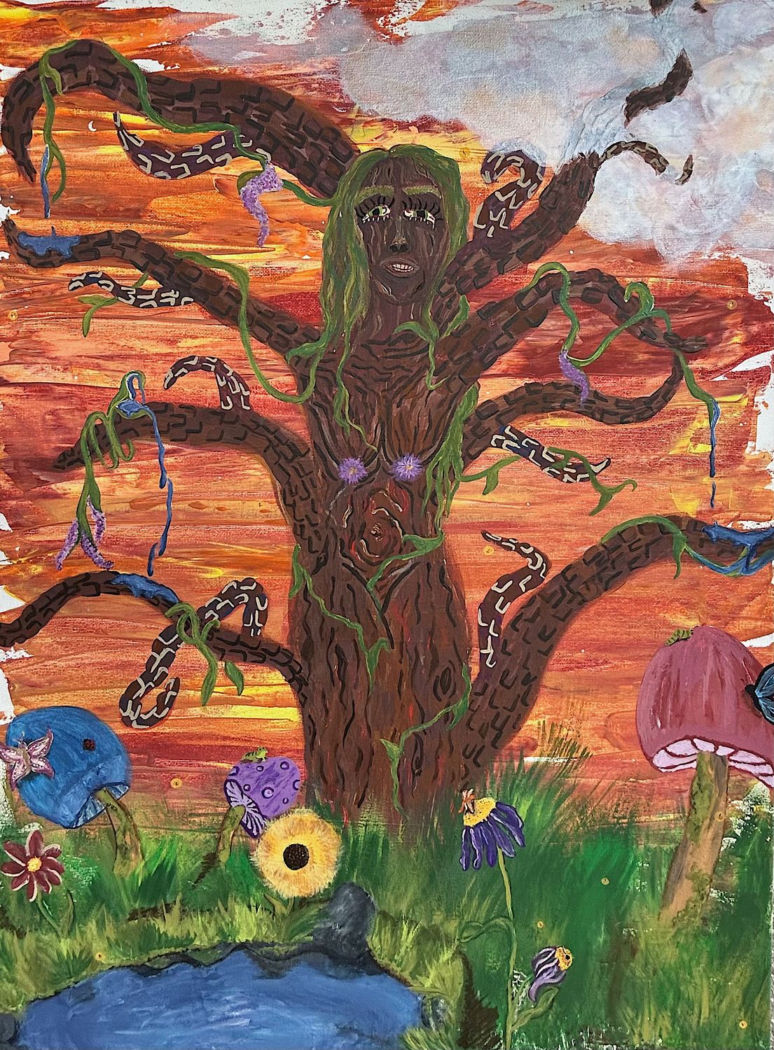 Mother 18x24 Original Canvas