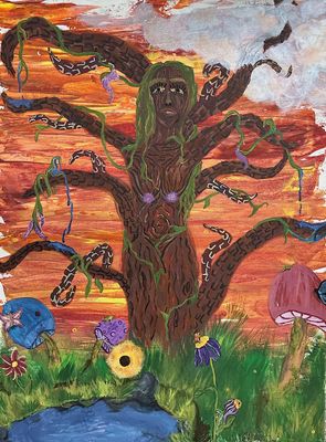 Mother 18x24 Original Canvas