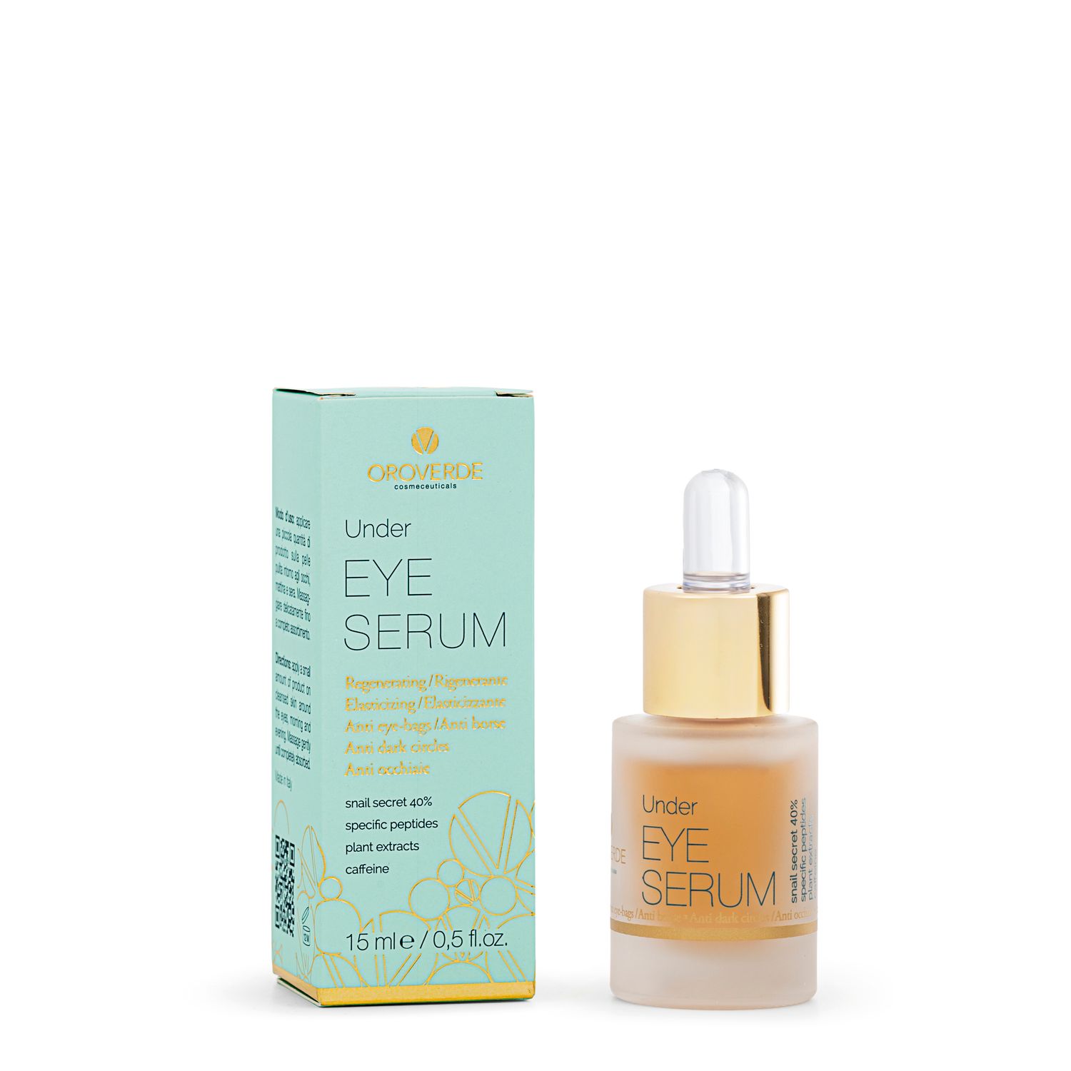 Siero Occhi borse e occhiaie Bava di Lumaca e Peptidi Under EYE SERUM 15ML