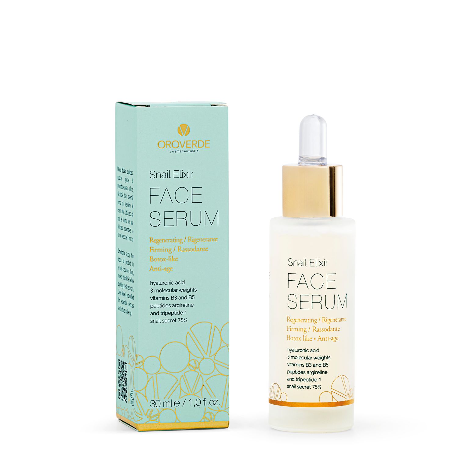 Anti-Age BOTOX Face Serum Snail slime Elixir FACE SERUM 30ML