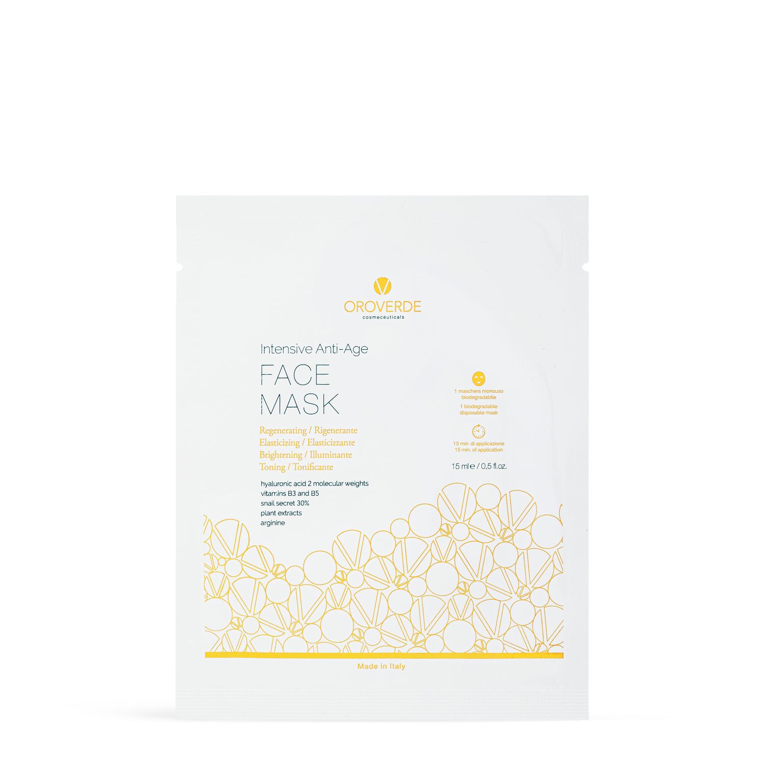 Face Mask with Snail Slime Intensive Anti-Age FACE MASK 15ML