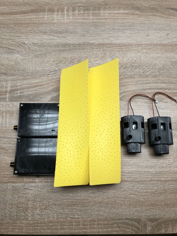 SET - Negative vacuum mold  for film coating of blades - 20,22,24,26,28 Pitch