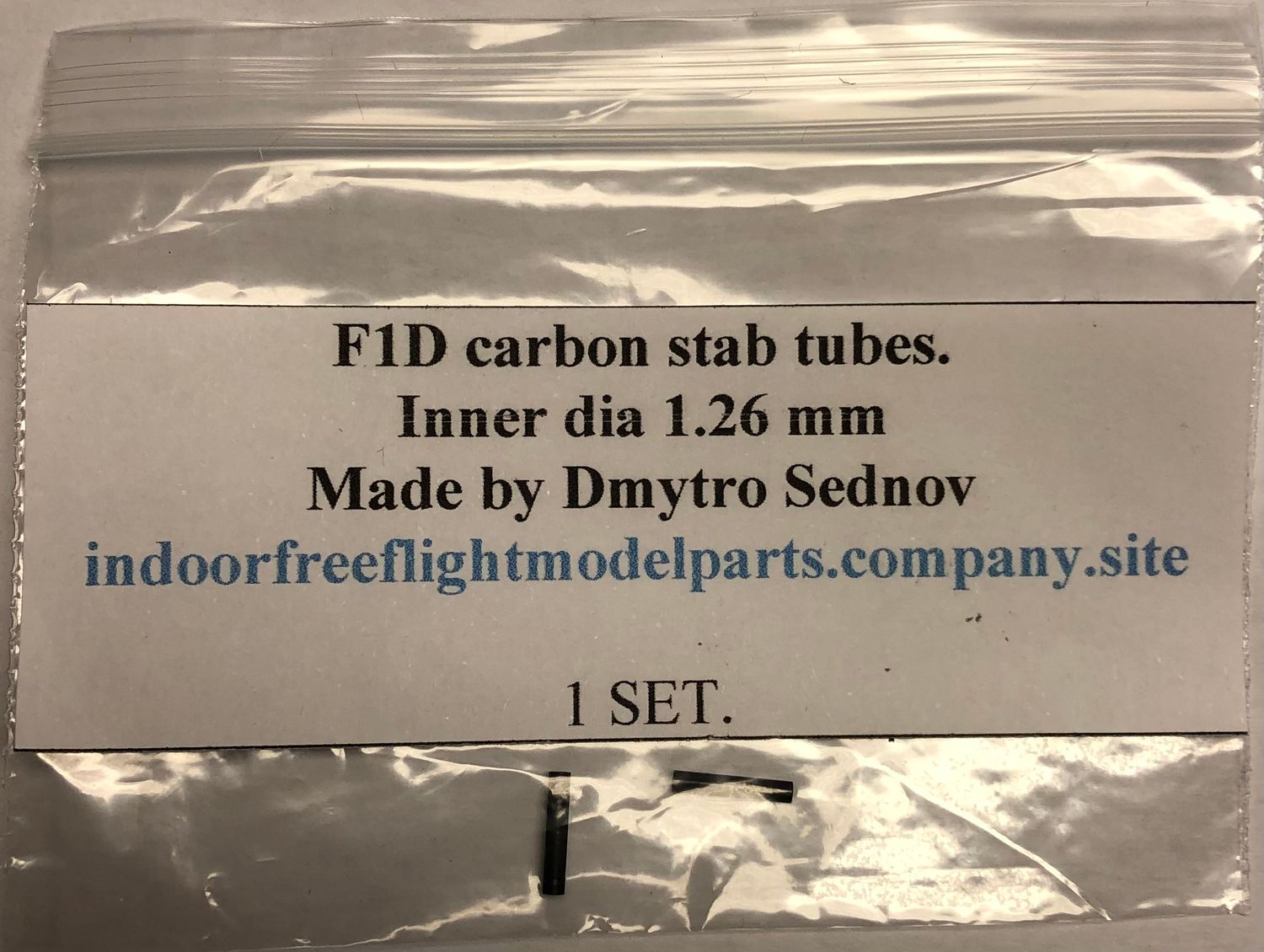 F1D carbon stab tubes.