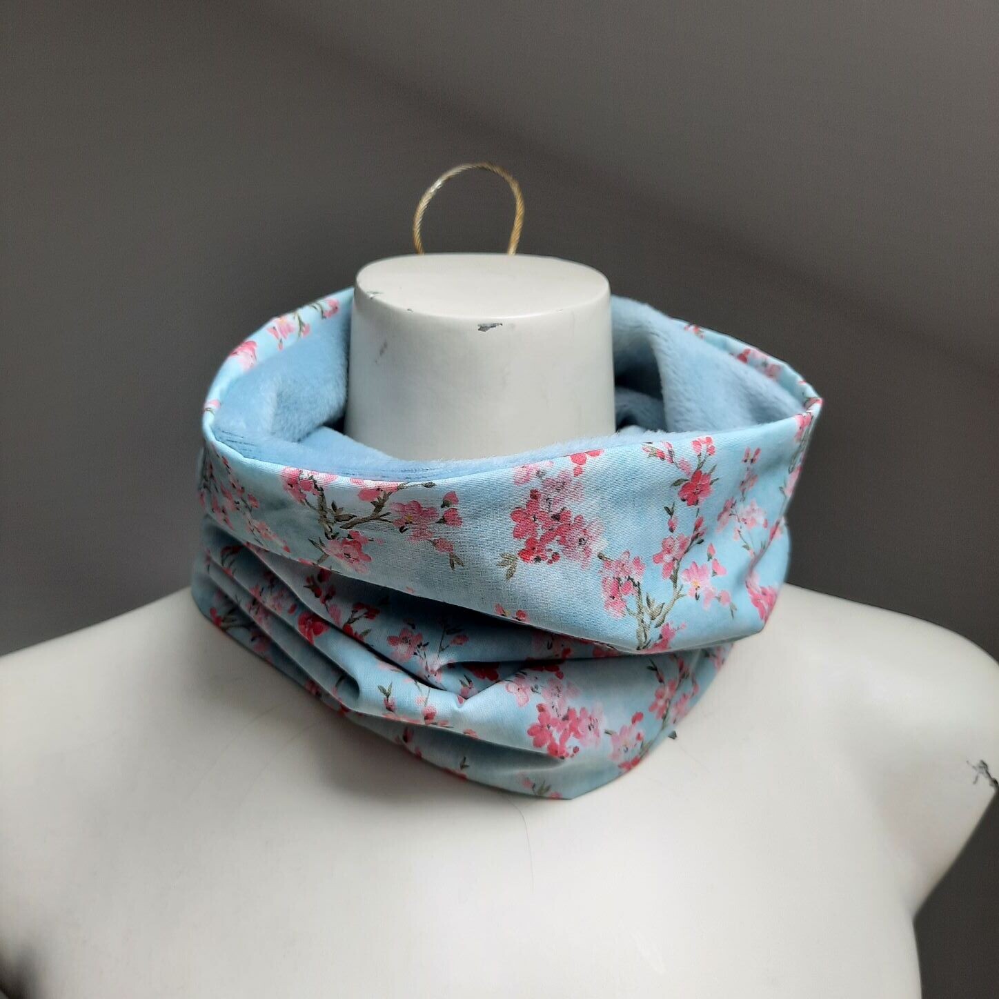 Snood Enfant &quot;Cerisiers&quot;