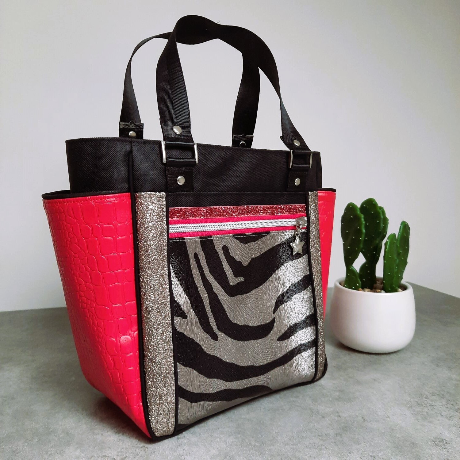 Sac Takahé &quot;Octobre Rose&quot; Taille 1