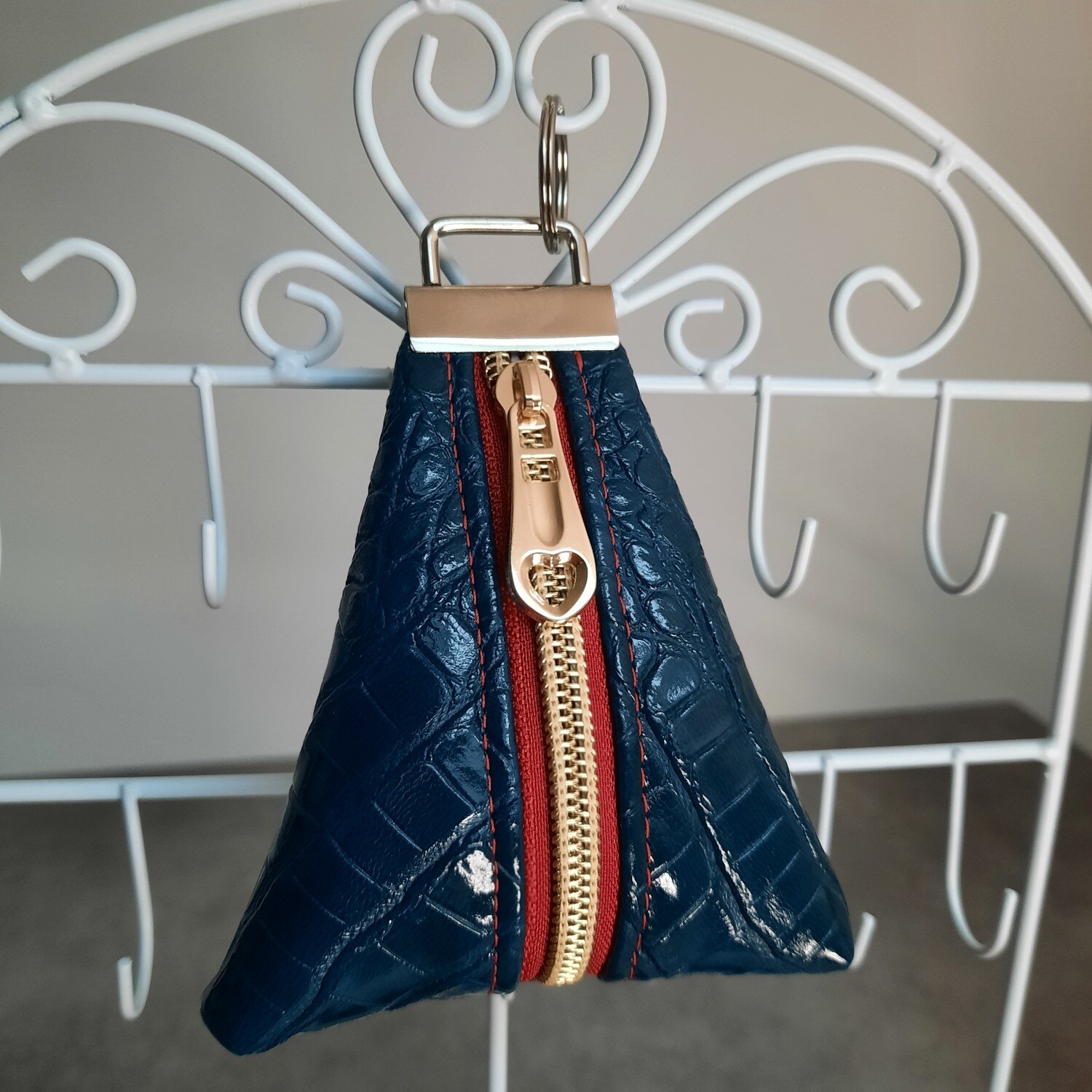 Porte-monnaie/Porte-clefs Canard laqué