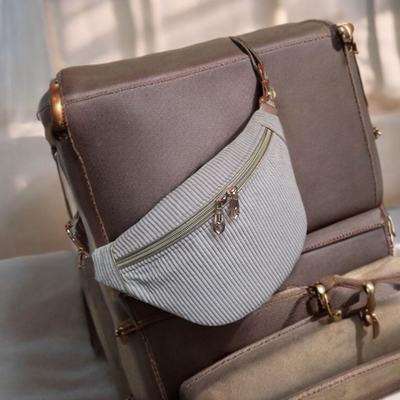 Banane Stella Mini &quot;Velours Beige&quot;