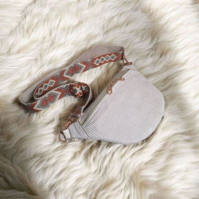 Banane Stella Mini &quot;Velours Beige&quot;