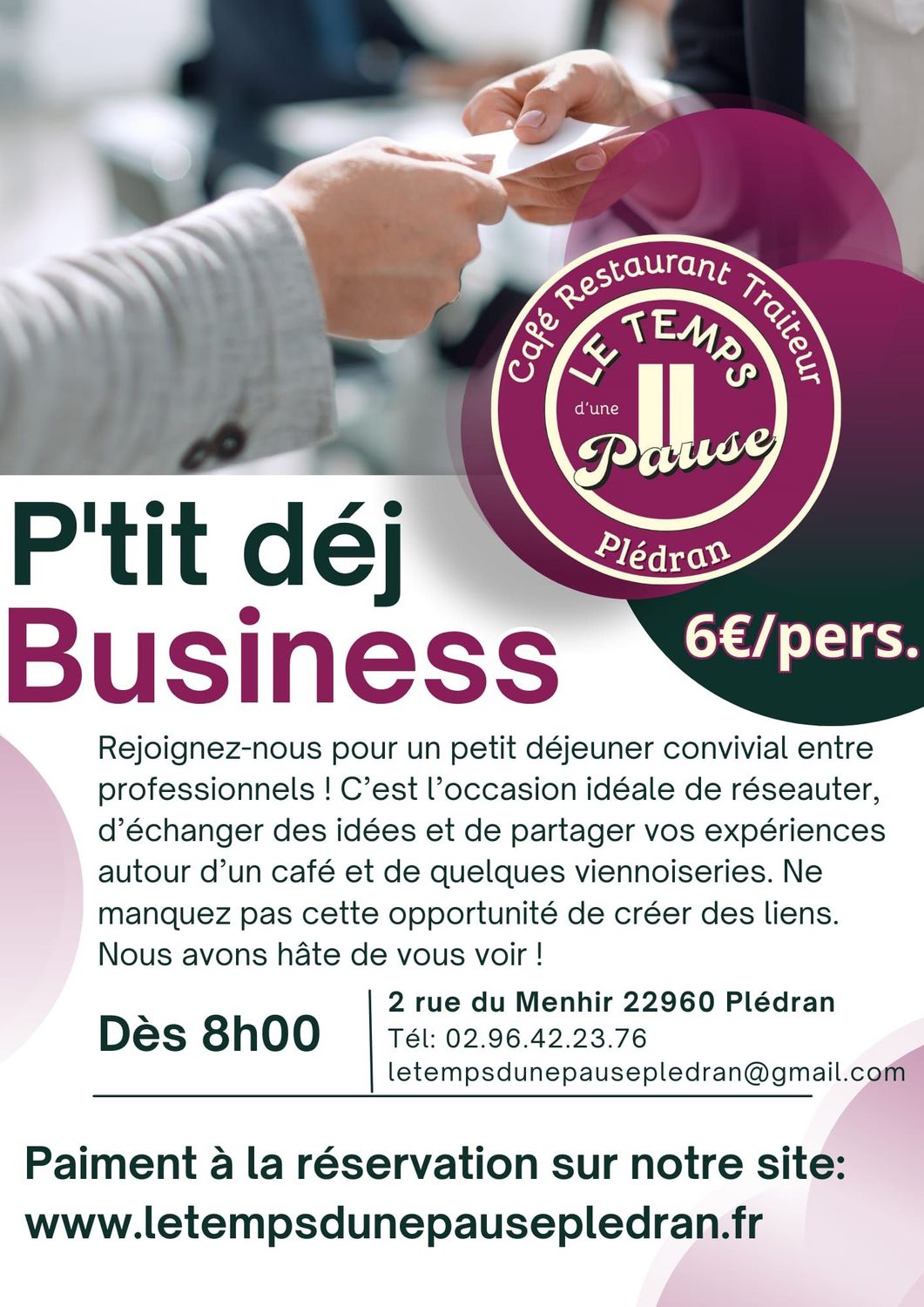 PETIT DEJEUNER BUSINESS